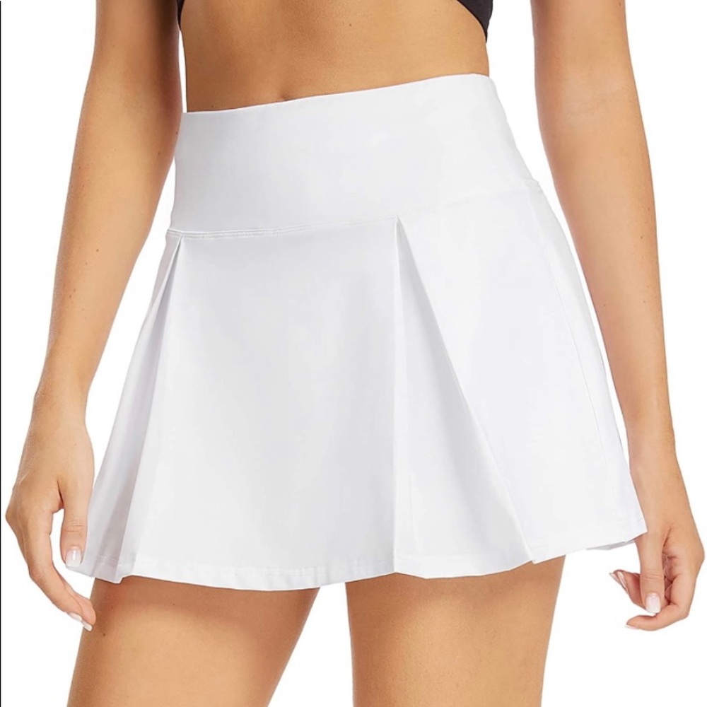 White Tennis Skort
